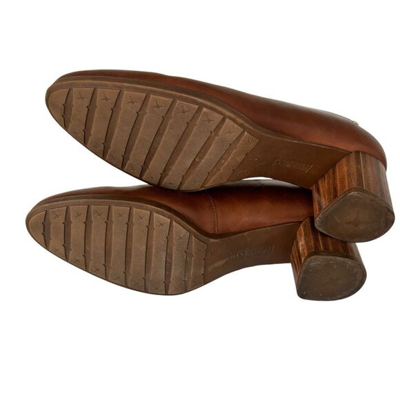 PIKOLINOS Women's Tan Leather Calafat Pump Sz 42 - Picture 8 of 11